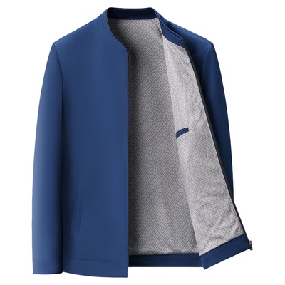 罗蒙2026春季新款中华立领夹克