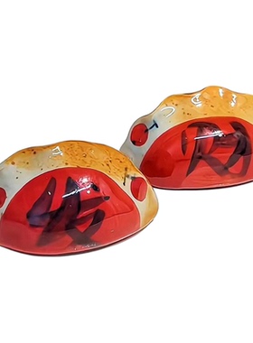 2026年陶瓷水饺发财春节玄关摆件