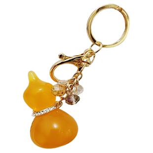 葫芦钥匙挂件女精致ins古风钥匙扣平安包包高档汽车挂饰简单大气