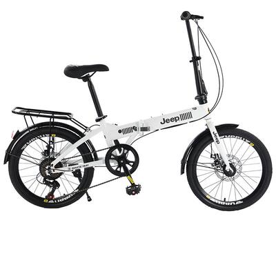 吉普jeep可折叠高碳钢山地自行车