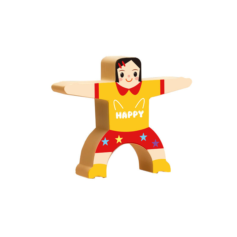 木质儿童益智平衡叠叠乐积木