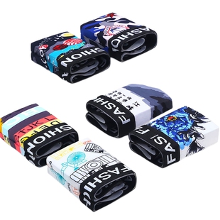 佩吉熊冰丝内裤男士抗菌透气个性运动青年平角裤衩中腰大码超薄四