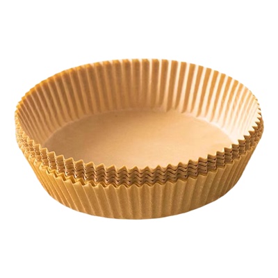 空气炸锅专用纸盘家用耐高温吸油纸垫食物烤箱烘焙硅油纸烧烤圆形