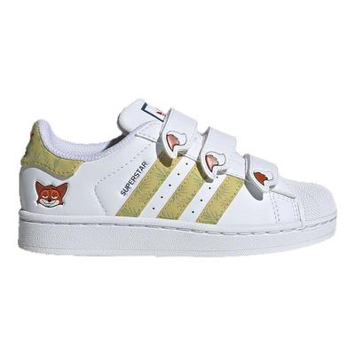 adidas阿迪达斯疯狂动物城联名贝壳头2025秋三叶草小童板鞋JQ1334