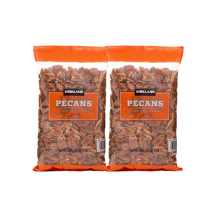 【自营】美国进口柯克兰Kirkland无壳生碧根果健康零食坚果908g*2