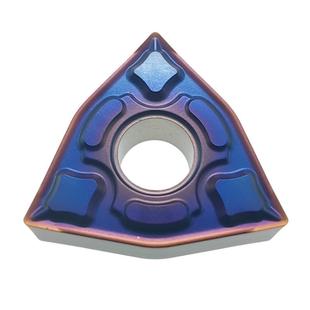 莫兹利数控车刀片桃型形外圆粗精车WNMG08040408不锈钢件刀头粒杆