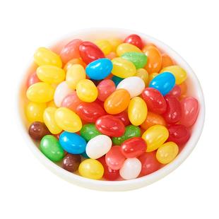 五彩缤纷豆儿童酸甜水果糖果多味混装小包散装七彩软糖喜糖批发