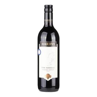 澳洲原瓶进口红酒Hardys夏迪密语赤霞珠梅洛干红葡萄酒单支装正品