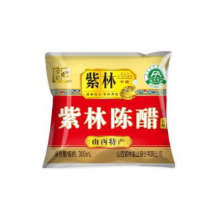 紫林陈醋袋装300ML餐饮商用家用食用饺子凉拌调味老陈醋