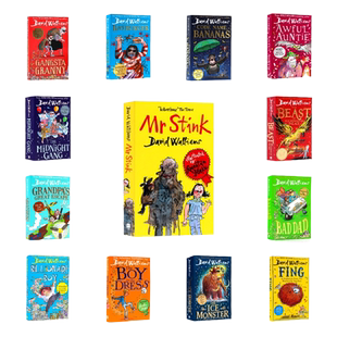 David Walliams大卫少年幽默小说系列英文原版毛球怪巨型怪兽魔鬼牙医校园小说儿童英语读物章节书大卫威廉姆斯