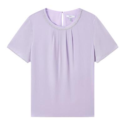 【100%桑蚕丝】FINITY菲妮迪品牌真丝上装夏季高端轻奢设计感上衣