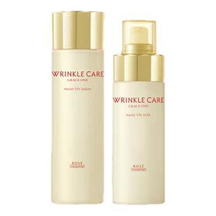 高丝抗皱水乳套装化妆水180ml+乳液130ml补水紧致淡纹女