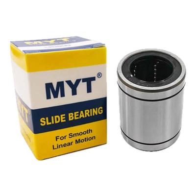 美亚特MYT法兰直线轴承LM4/5/6/8/10/12/16/20UU滑动加长滚珠导套
