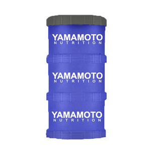 YAMAMOTO蛋白粉盒健身便携式漏斗分粉分装盒子补剂罐药盒收纳盒子