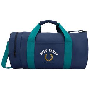 FRED PERRY男款大容量手提包2026春季新款鼓形包运动健身包旅行包