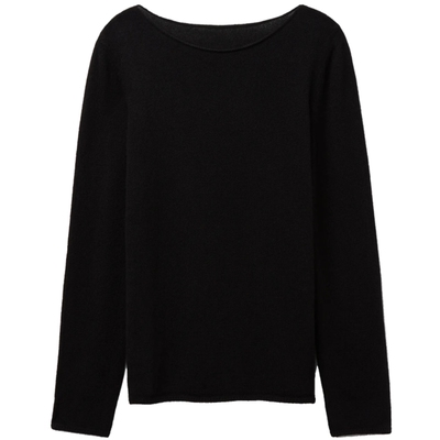 Intimissimi意舒漫女士纯色舒适一字领羊绒打底衫CL169B