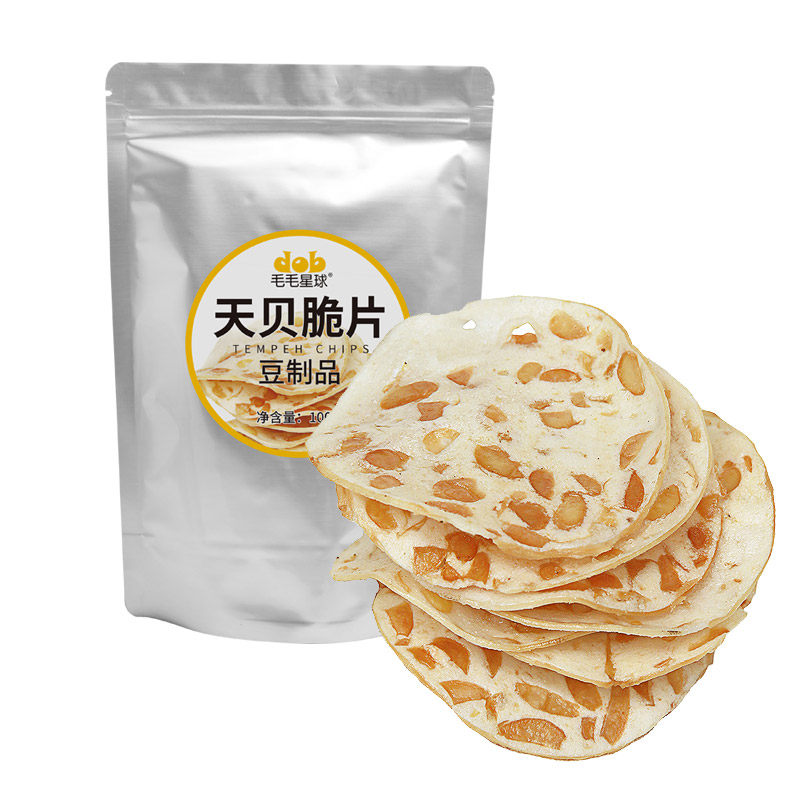纯素天贝薯片休闲佛家寺院庙全纯净素斋VEGAN酥脆香零食小吃毛毛