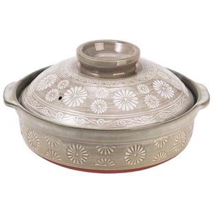 【自营】都三岛日本进口升级款万古烧陶土锅砂锅家用炖锅煲仔饭锅