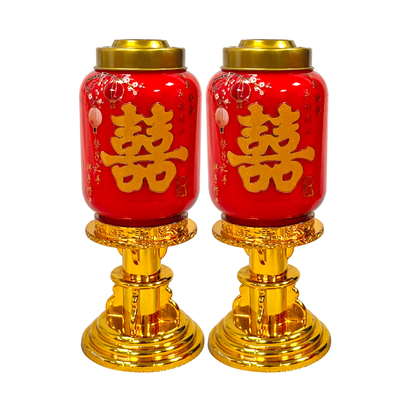 灯笼款蜡烛燃3天乔迁大喜红双喜