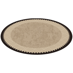 2025新款法式圆形地毯高级感客厅沙发茶几毯电脑转椅卧室床边地垫