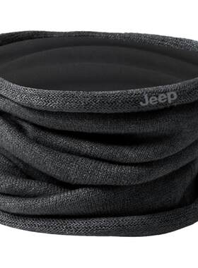 JEEP针织保暖围脖冬骑行防晒面罩