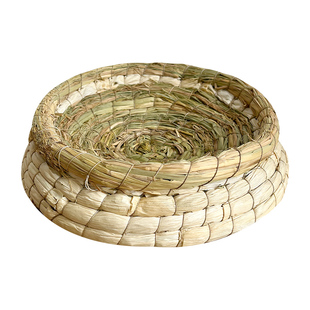 兔子草窝兔子专用窝龙猫豚鼠兔子屋舒适草垫凉席降温窝用品鸽子窝