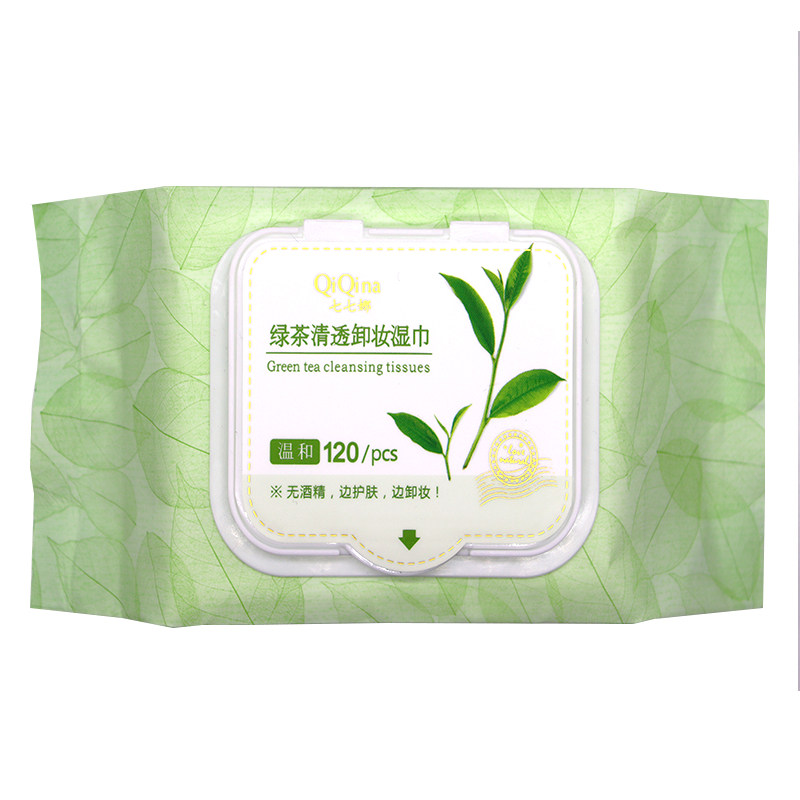 绿茶卸妆湿巾温和脸部唇妆眼妆