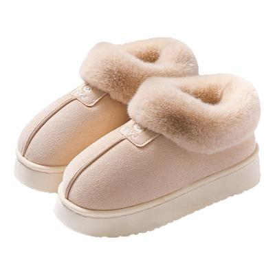 月子棉拖鞋女款2025新款秋冬季产妇包跟保暖室内家居防滑毛绒棉鞋