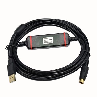 适用FX3U系列plc编程下载数据线