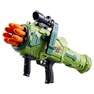 儿童枪2026新款男孩玩具RPG火箭筒发射器手动连发榴弹炮软弹枪6岁