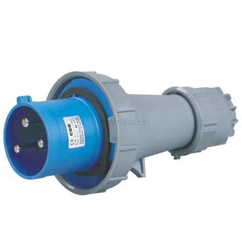 CEE125A-6h(63A)IP67/3芯4孔5P 快速安全防水插头座公母对插一套