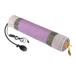 圆形颈椎枕颈椎专用枕头偏硬荞麦决明子护颈枕电加热修复整头助眠