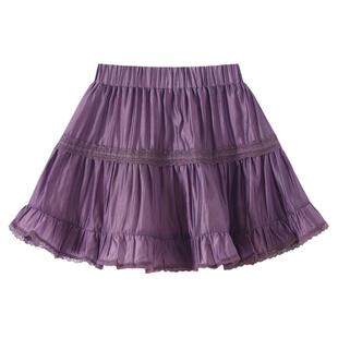 植木甜美女童半身裙2026春秋新款中大童莱赛尔半裙儿童裙子童装