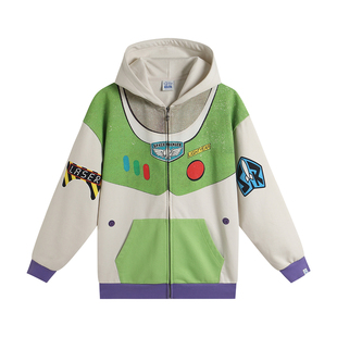 BURNIN*Disney/迪士尼 Pixar Toy Story合作系列Buzz机甲拉链帽衫