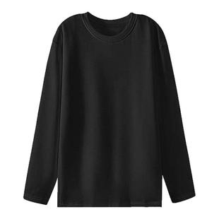 鹅绒t卫衣套头衫防寒秋冬季男女款休闲简约保暖羽绒服T长袖圆领