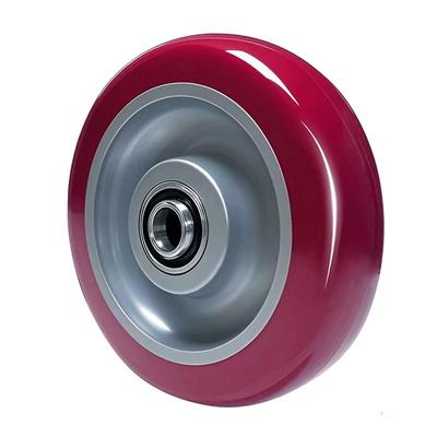 中型聚氨酯单轮3寸4寸5寸防缠绕轮高强度耐磨单轮片手推车轱辘轮