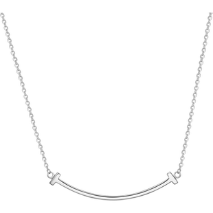 Julius/聚利时银饰女款微笑项链925银轻奢小众锁骨链生日礼物0004