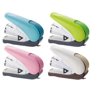 日本PLUS普乐士订书机ST-010VNH学生用便携轻松省力型平针迷你小号强力办公订书器手握式办公用品官方旗舰店