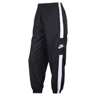 耐克轻盈梭织拼接收口运动长裤