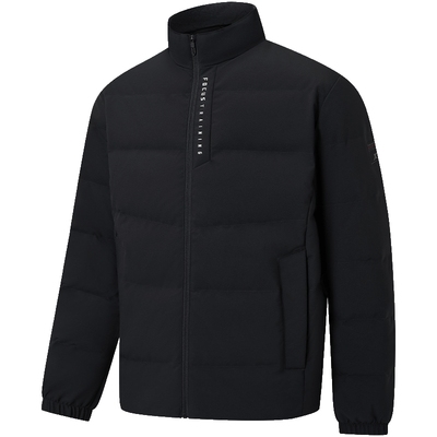 特步羽绒服男士2025年冬季新款男装立领运动保暖外套975429190005