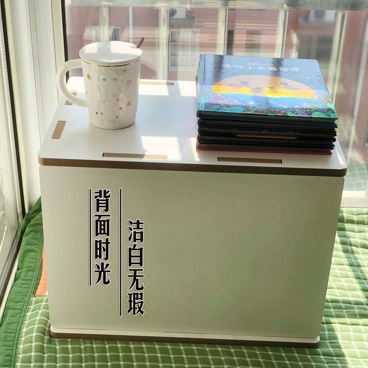 可爱猫窝卡通猫屋换鞋凳四季通用猫咪笼创意小型犬木质床边床头柜