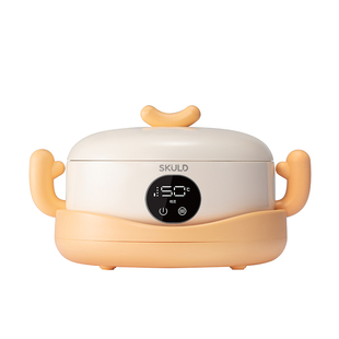 SKULD时蔻婴儿辅食碗宝宝餐盘分格盘免注水儿童保温碗充电恒温碗