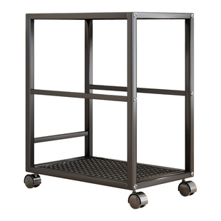 台式电脑主机托架办公桌边可移动机箱放置柜家用多层复印机支撑架