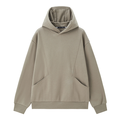 加绒Giordano休闲破骨套头卫衣