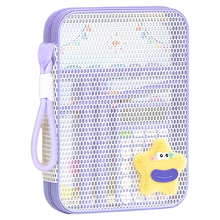 华杰科目分类文件袋学生A4拉链多层课本试卷收纳袋多巴胺高颜值大容量大开口A5资料袋加粗结绳手提便携补课包