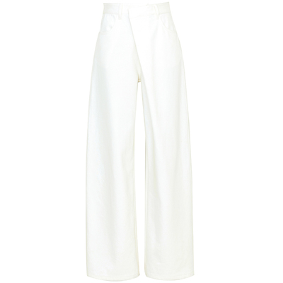 夏莫卡梨形本命裤消胯斜门襟