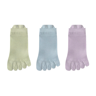 五指袜四季常规棉袜百搭短筒