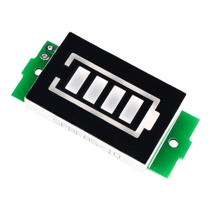 四极锂电池电量表显示器模块1/2/3/4/6/8S三串锂电池组指示灯