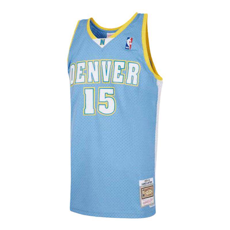 掘金队安东尼03-04赛季NBA官方MN复刻15号球衣SW球迷版