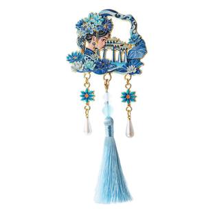 山东济南文创大明湖畔趵突泉冰箱贴金属磁吸创意礼物装饰纪念品